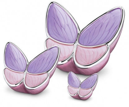 Tierurne in Schmetterlingsform