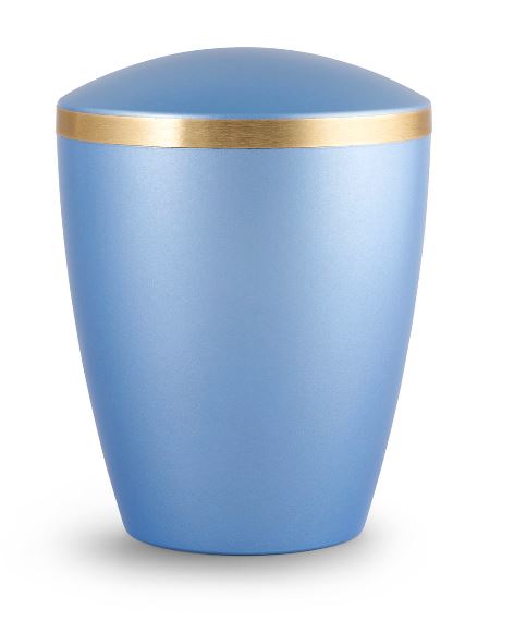 Tierurne Edition Elegance biologisch abbaubar in Eisblau
