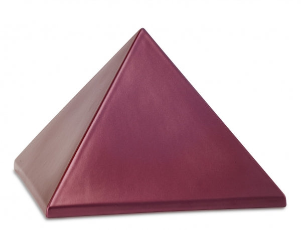 Tierurne Pyramide Keramik in div. Farben 0,5 & 1,5 Ltr. – 1,5 Liter / bordeaux