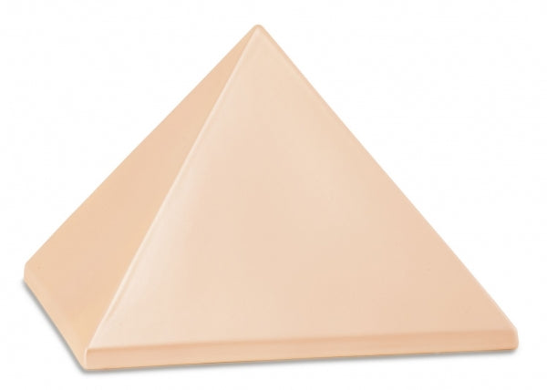 Tierurne Pyramide Keramik in div. Farben 0,5 & 1,5 Ltr. – 0,5 Liter / apricot