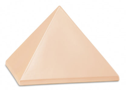 Tierurne Pyramide Keramik in div. Farben 0,5 & 1,5 Ltr. – 0,5 Liter / apricot