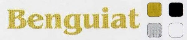 Folienbeschriftung für Urnen beginnend mit WVO und LAG.......... – Name (max. 9 Buchstaben), Daten und Pfoten / Benguiat / weiß