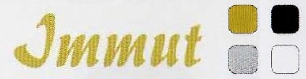 Folienbeschriftung für Urnen beginnend mit WVO und LAG.......... – Name (max. 9 Buchstaben) und Pfoten / Immut / silber