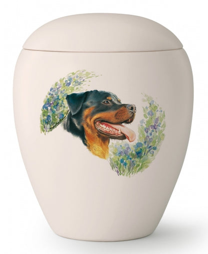 Tierurne mit versch. mittelgroßen Hunden 1,5 Ltr.