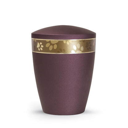 Tierurne Patas de oro gestreiftes Pfotenband Berry