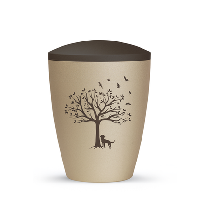 Tierurne Natur mit Hundemotiv H6