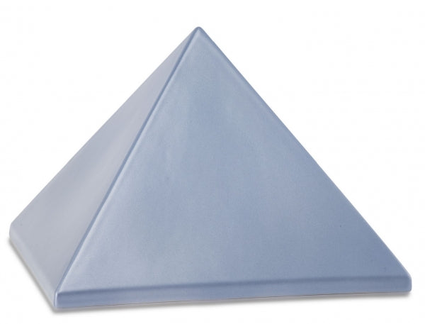 Tierurne Pyramide Keramik in div. Farben 0,5 & 1,5 Ltr. – 0,5 Liter / stahlgrau