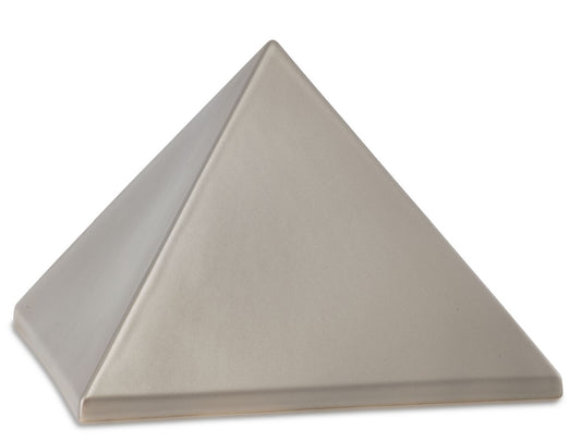 Tierurne Pyramide Keramik in fumé