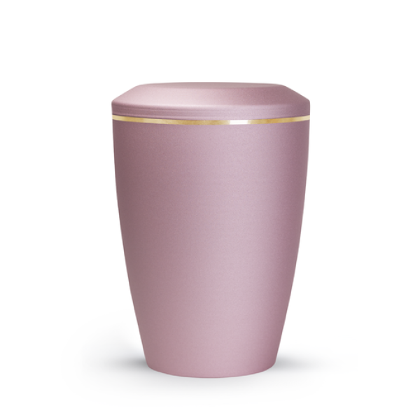 Tierurne Lina aus Stahl – 0,5 Liter / mit glattem Deckel / Velvet Rosé