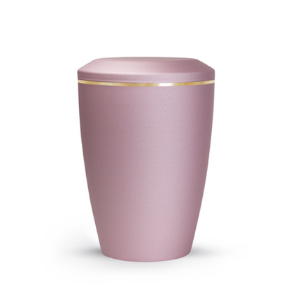 Tierurne Lina aus Stahl – 0,5 Liter / mit glattem Deckel / Velvet Rosé