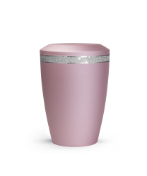 Tierurne Glamour – 0,5 Liter / mit glattem Deckel / Velvet Rosé