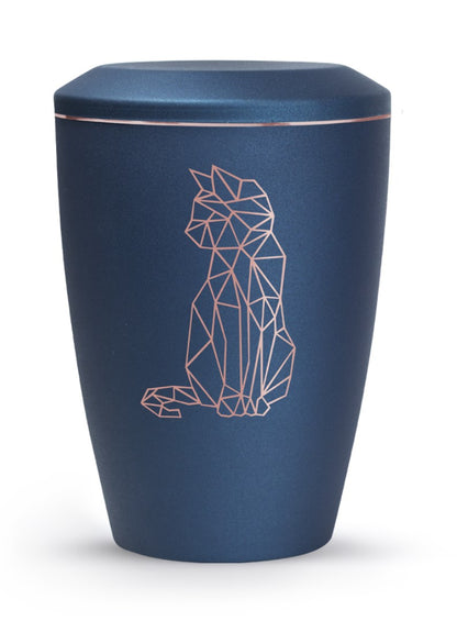 Tierurne Karat mit Katze in Navy