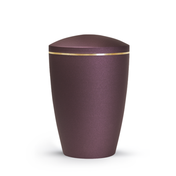 Tierurne Lina aus Stahl – 1,5 Liter / mit spitzem Deckel / Velvet Berry