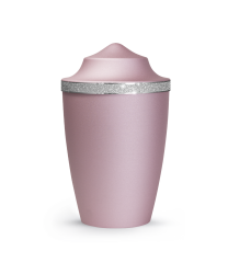 Tierurne Glamour – 0,5 Liter / mit geschwungenem Deckel / Velvet Rosé