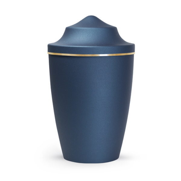 Tierurne Lina aus Stahl – 0,5 Liter / mit geschwungenem Deckel / Velvet Navy