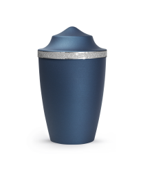 Tierurne Glamour – 0,5 Liter / mit geschwungenem Deckel / Velvet Navy
