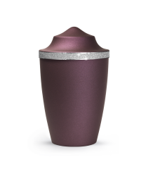 Tierurne Glamour – 0,5 Liter / mit geschwungenem Deckel / Velvet Berry