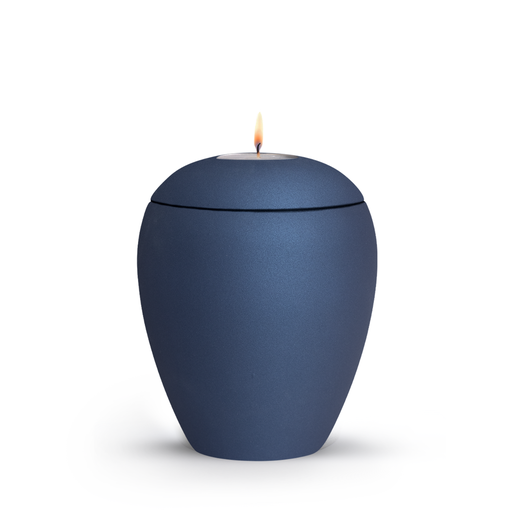 Tierurne Verona mit Gedenklicht in Navy