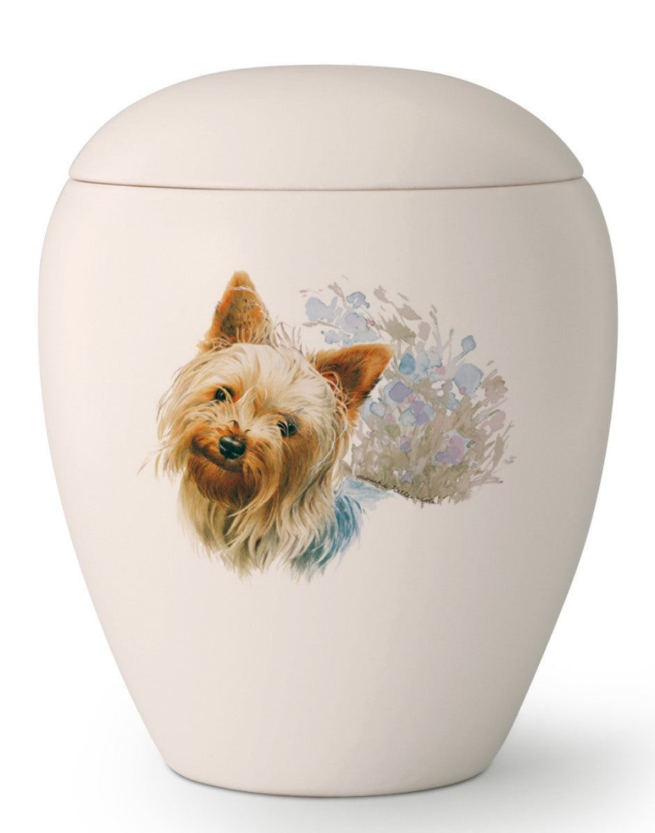 Tierure mit Yorkshire Terrier
