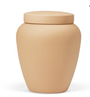 Tierurne aus Keramik in Terracotta