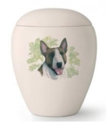 Tierurne mit versch. mittelgroßen Hunden mit Gedenklicht 1,5 Ltr.
