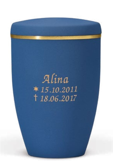 Tierurne Kupfer gebürstet Gold- oder Silberdekor in 3 Größen
