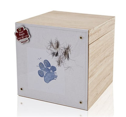Tierurne Branka Erinnerungs-Box mit Plexiglas-Scheibe in 3 versch. Größen