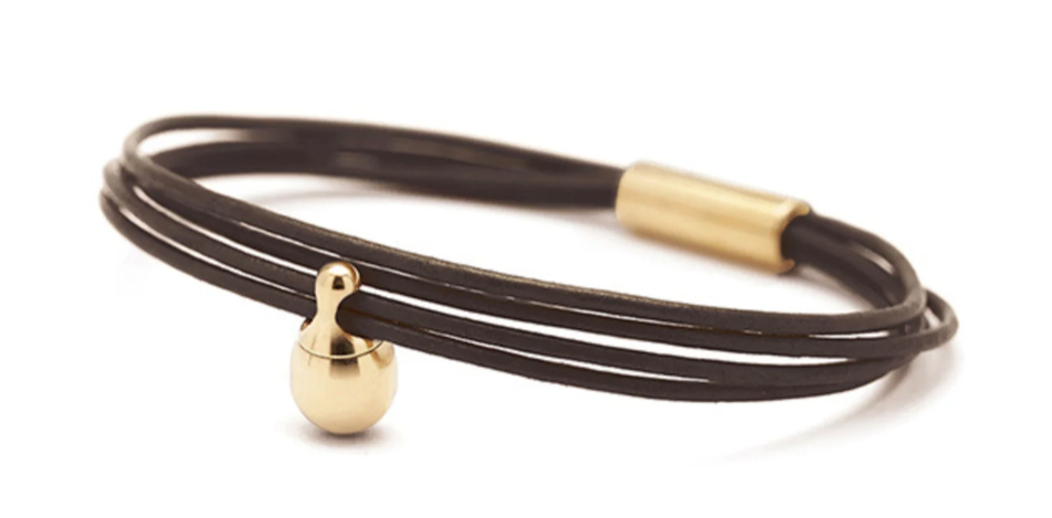 Ascheschmuck Lederarmband von Tadblu Serie "Charm"