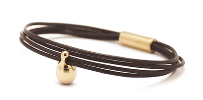 Ascheschmuck Lederarmband von Tadblu Serie "Charm"