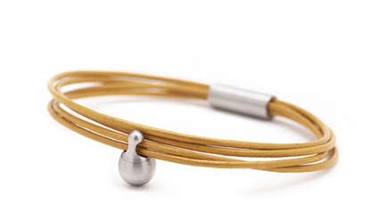 Ascheschmuck Lederarmband von Tadblu Serie "Charm"