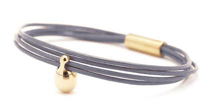 Ascheschmuck Lederarmband von Tadblu Serie "Charm"