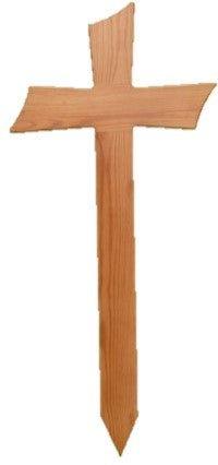 Grabkreuz 97 x 45 cm für Tiergrab