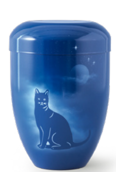 Tierurne für Katzen mit Katzenmotiv