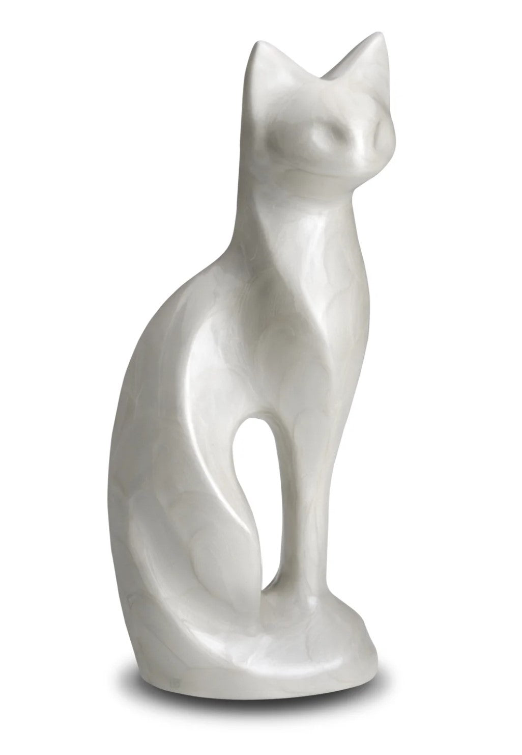 Tierurne Katzenform aus Messing 0,4 Liter