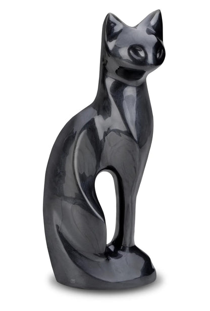 Tierurne Katzenform aus Messing 0,4 Liter