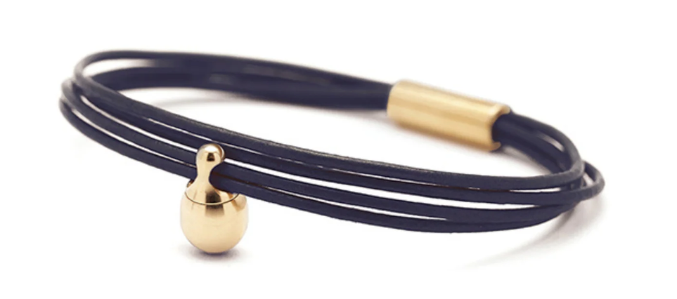 Ascheschmuck Lederarmband von Tadblu Serie "Charm"