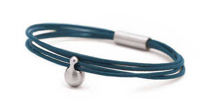 Ascheschmuck Lederarmband von Tadblu Serie "Charm"