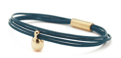 Ascheschmuck Lederarmband von Tadblu Serie "Charm"