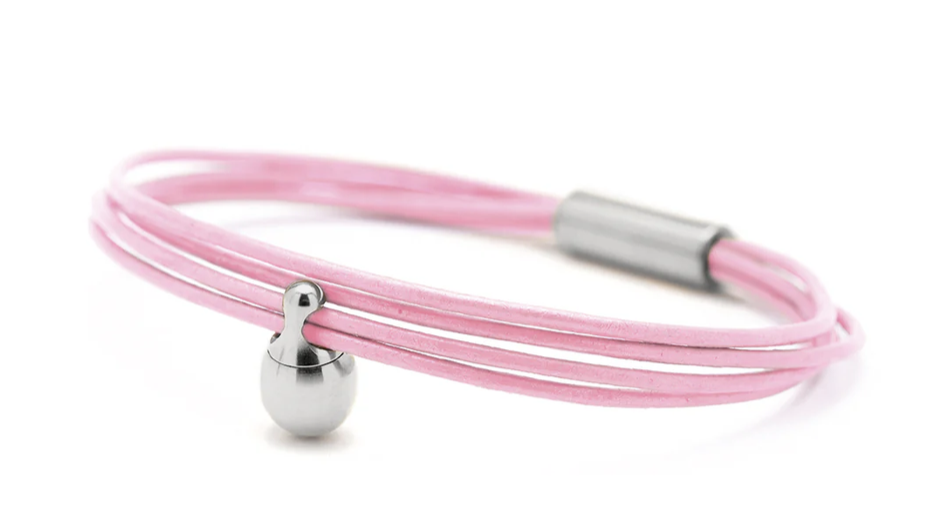 Ascheschmuck Lederarmband von Tadblu Serie "Charm"