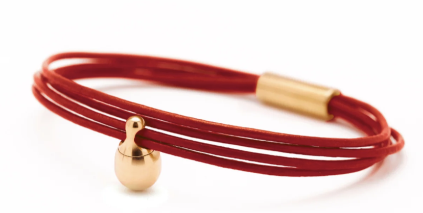Ascheschmuck Lederarmband von Tadblu Serie "Charm"