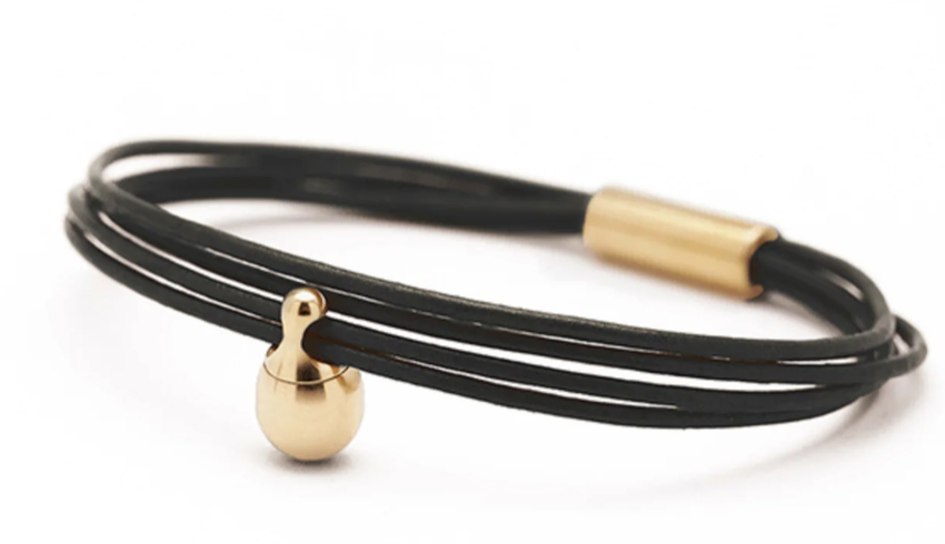 Ascheschmuck Lederarmband von Tadblu Serie "Charm"