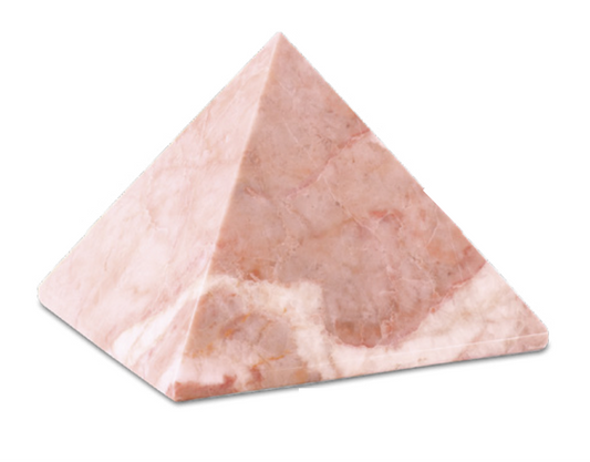 Tierurne Pyramide aus Marmor in rosé