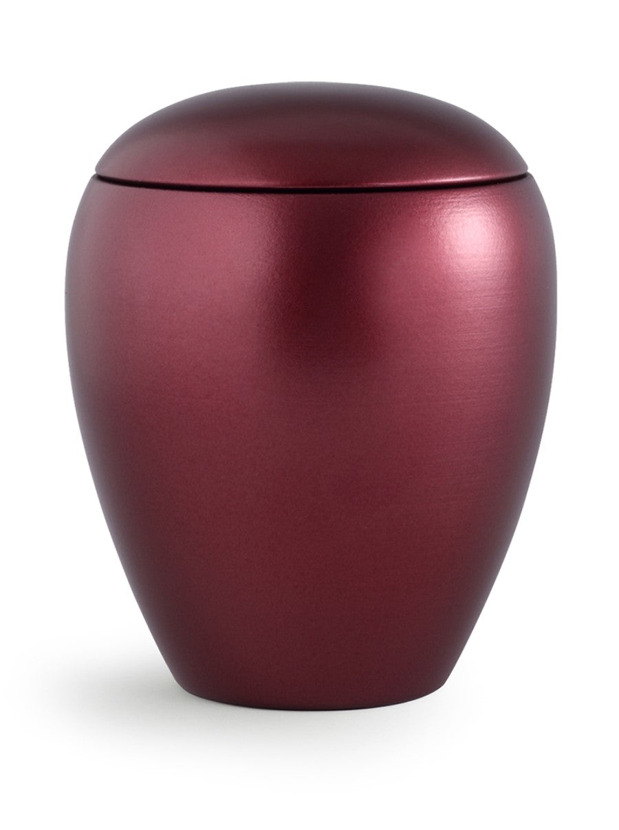 Tierurne Crystal mit Herz aus Swarovskikristalle in violett