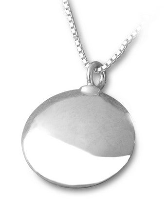 Ascheschmuck Kreuz in Sterlingsilber groß