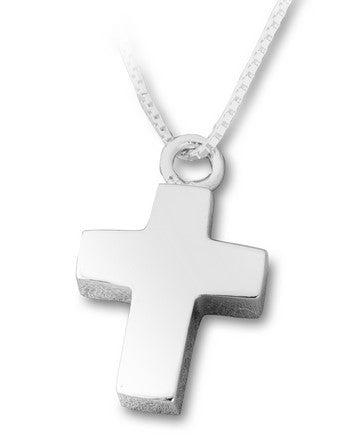 Ascheschmuck Kreuz in Sterlingsilber