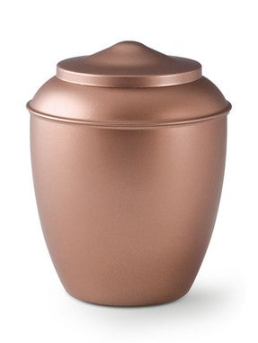 Tierurne aus Kupfer in altkupfer-metallic