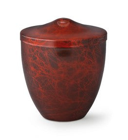 Tierurne aus Kupfer in Wurzelholzimitat 0,5 Ltr.