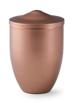 Tierurne aus Kupfer in altkupfer-metallic