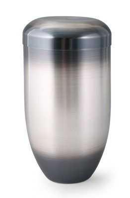 Tierurne aus Kupfer versilbert galvanisch abgestuft gefärbt 1,0 Ltr.