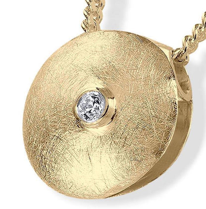 Ascheschmuck aus gebürsteten Gold